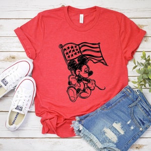 Disney 4th of July Shirt, Disney Shirt, Disney America Shirt, Mickey Minnie Merica Shirt Tee, Disney Red White and Blue, Disney Patriotic