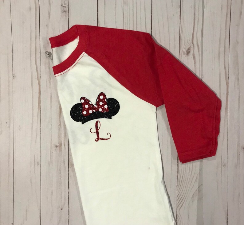 Disney Shirt Girl/'s Disney Best Day Ever Shirt Disney Raglan Disney Monogram Disney Tee Castle Shirt Minnie Mouse