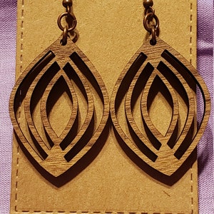 Earring SVG and PNG for laser, cricut, or silhouette, 8 different designs