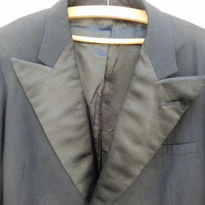 men's frock coat jacket old France satin lapels image 2