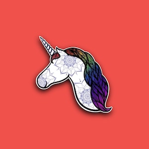 Unicorn Magic | HOLOGRAPHIC Waterproof Unicorn Sticker