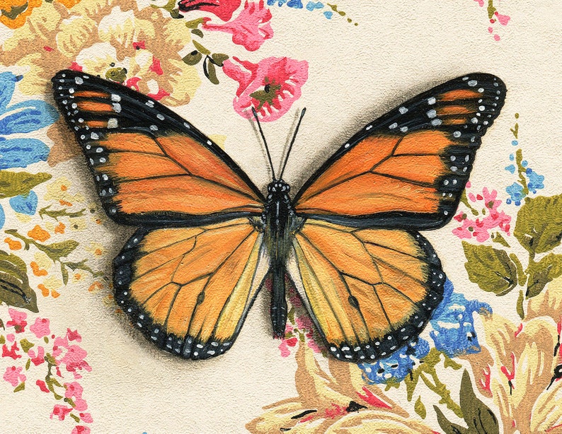 Monarch Butterfly Note Card Blank All Occasion Greeting Card - Etsy