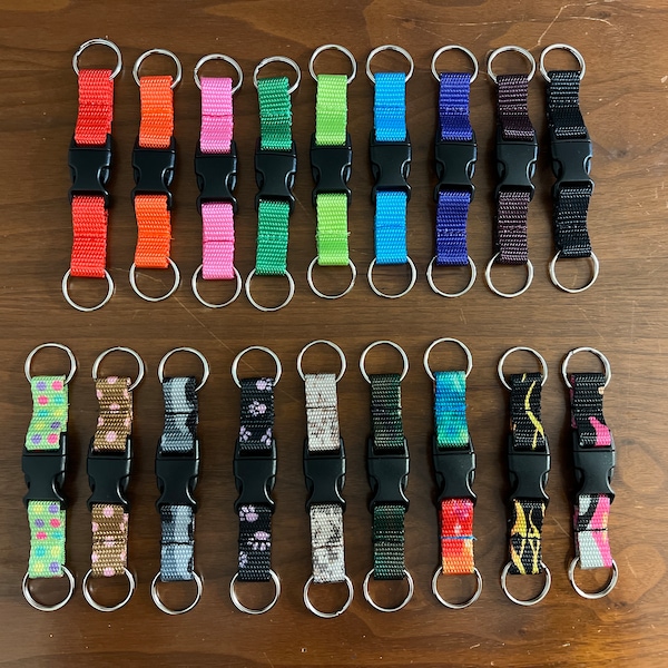 Double Header Keychain-NEW COLORS