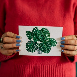 Carte De plante de maison A6