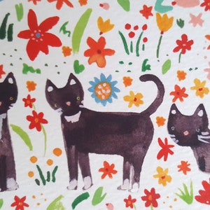 Three Cats A6 Card image 7