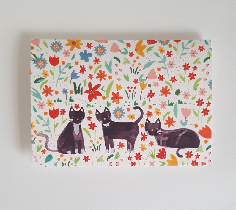 Three Cats A6 Card image 6