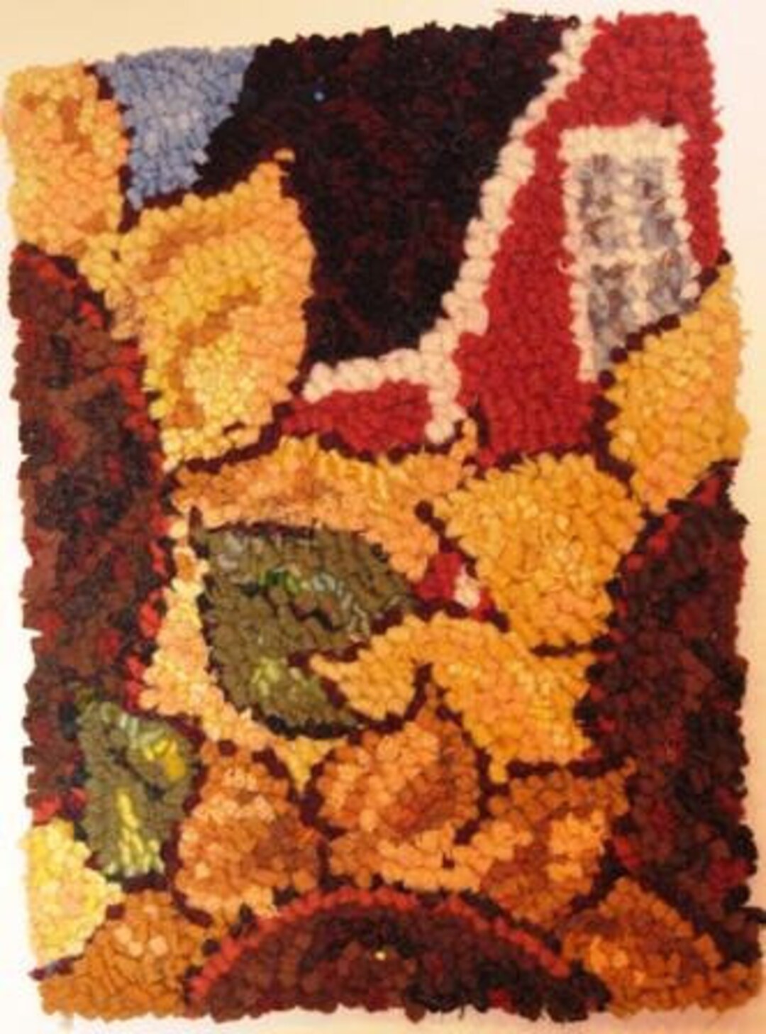 Rug Hooking Pattern - Sunflower and House - 10 X 13 on Linen - Etsy