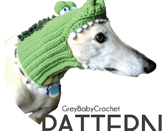 CROCHET PATTERN -Alligator Snood - Instant Download