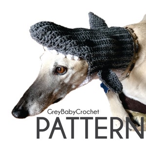 CROCHET PATTERN -Shark Snood - Instant Download