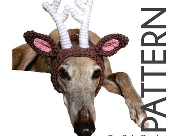 CROCHET PATTERN - Deer Antler Snood - Instant Download