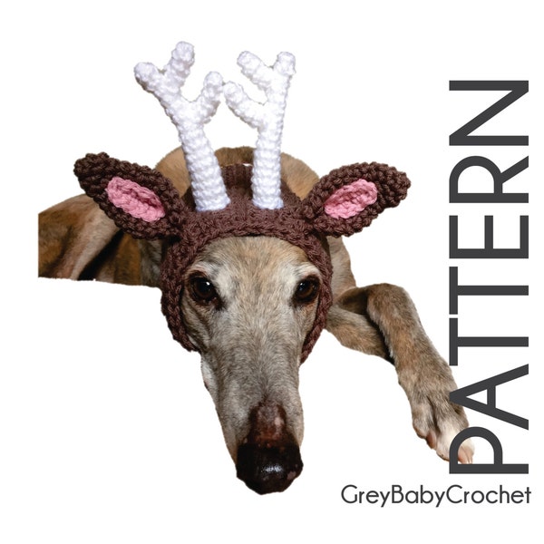 CROCHET PATTERN - Deer Antler Snood - Instant Download