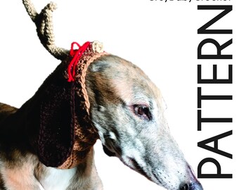 CROCHET PATTERN - Dog Antler Snood - Instant Download