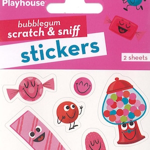 Autocollants Paper House Scratch and Sniff - Bubblegum