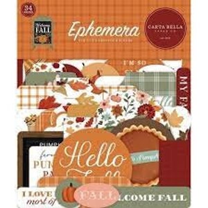 Carta Bella Welcome Fall Ephemera