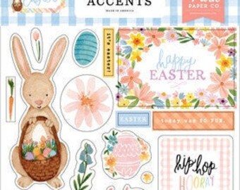 Echo Park Chipboard Accents - My Favourite Easter