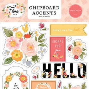 Carta Bella Chipboard Stickers - Flora No. 5
