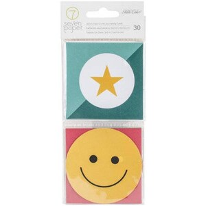 Cartões de registro no diário Studio Calico 7 Paper Darcy 3x3