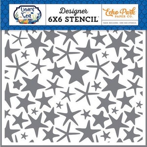 Echo Park Starfish Stencil