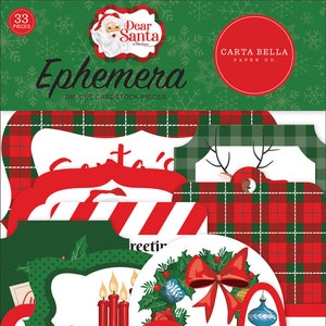 Carta Bella Dear Santa Ephemera