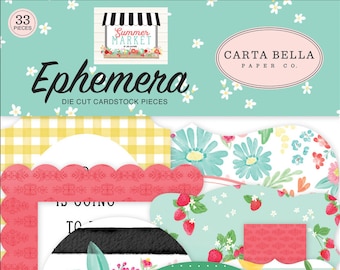 Carta Bella Summer Market Ephemera