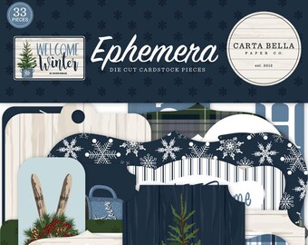 Carta Bella Welcome Winter Ephemera