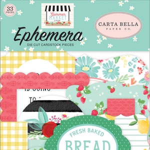 Carta Bella Summer Market Ephemera