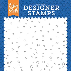 Echo Park Designer Stamps- Bubble Background
