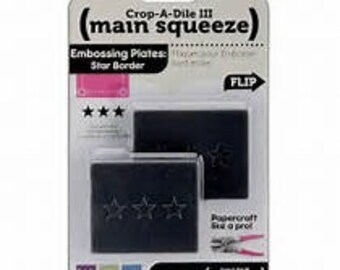 Star We R Memory Keepers Crop-A-Dile III Main Squeeze Embossing Plates