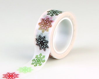 Echo Park Deck the Halls - Multi Snowflake Washi Tape