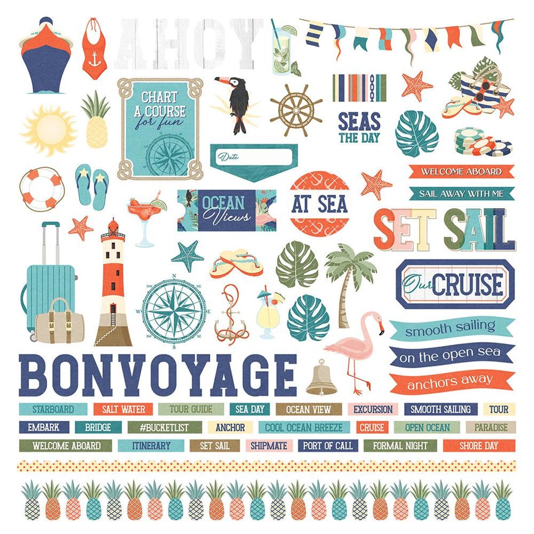 Ship Slickers Photoplay Ship to Shore Element Stickers - Etsy