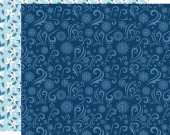 Echo Park Paper - My Favorite Winter -  Winter Chill 12x12 Scrapbook Paper