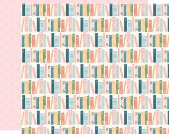 Carta Bella Paper - Secret Garden - Fairy Tale Books 12x12 Scrapbook Paper