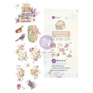 Prima In Full Bloom Sticker Roll