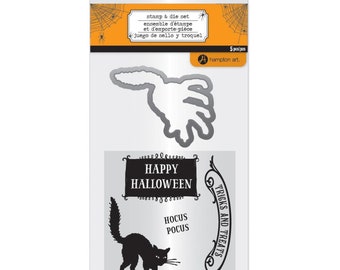 Hampton Art Stamp/Die Set - Spells