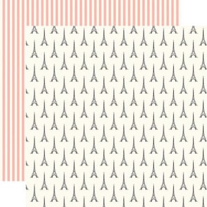 Carta Bella - Paris - Eiffel Tower Scrapbook Paper