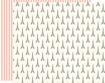 Carta Bella - Paris - Eiffel Tower Scrapbook Paper