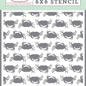 Carta Bella Crab Stencil