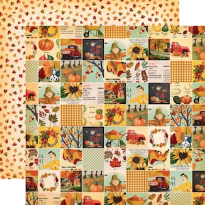 Carta Bella - Fall Break - Fall Square Scrapbook Paper