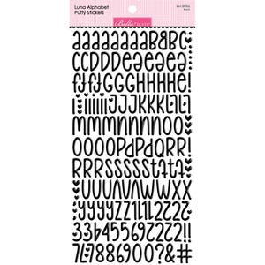 Stickers alphabet gonflés Luna Bella Blvd - Noir