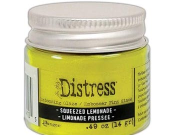 Tim Holtz Distress embossing glazuur geperste limonade