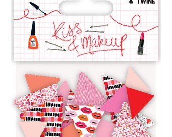 Dovecraft Kuss und Makeup Mini Wimpelkette & Schnur