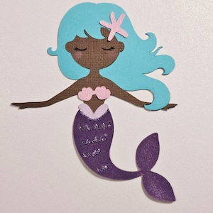 Mermaid Die Cut - 4"