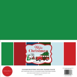 Carta Bella Solids Kit - White Christmas