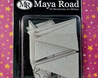 Maya Road Love Chipboard Banner