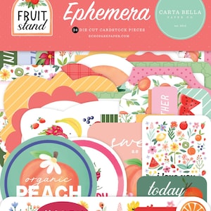 Carta Bella Fruit Stand Ephemera