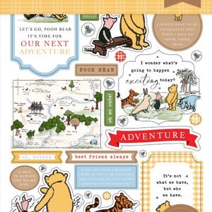 Libro de pegatinas de Echo Park The House at Pooh Corner