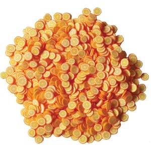 Dress My Crafts Shaker Filler - Orange Slices 0.28 oz Jar