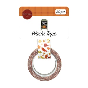 Carta Bella Welcome Fall Leaf Pile Washi Tape