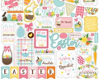 Echo Park I Love Easter Element Stickers