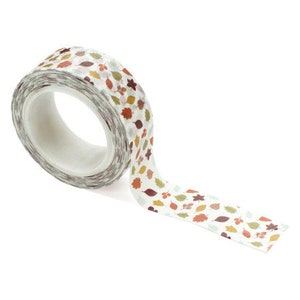 Carta Bella Fita Washi de folhas caindo para febre de outono